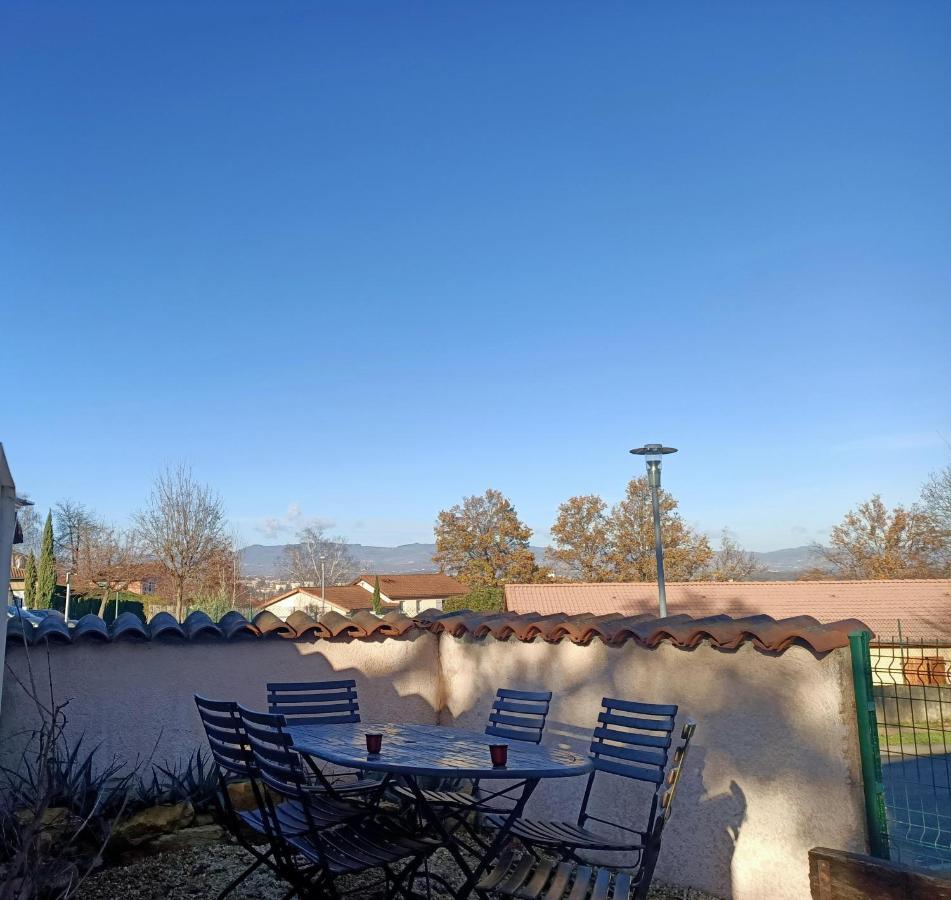 Studio De Jardin "Le Temps D Une Pause" Jusqu'A 4 Personnes En Face Du Beaujolais - Climatisation Et Borne Recharge Vehicule Electrique Montmerle-sur-Saone Bagian luar foto