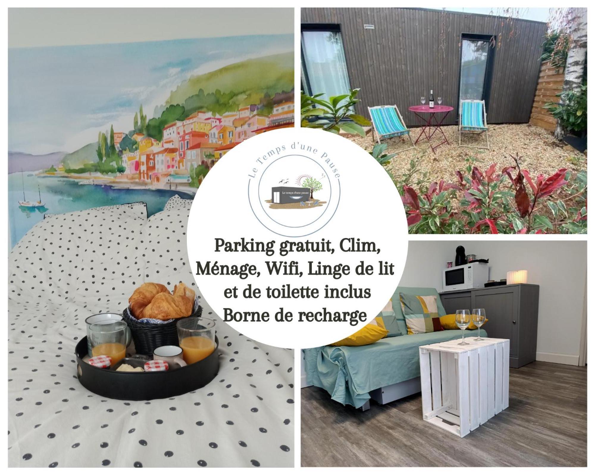 Studio De Jardin "Le Temps D Une Pause" Jusqu'A 4 Personnes En Face Du Beaujolais - Climatisation Et Borne Recharge Vehicule Electrique Montmerle-sur-Saone Bagian luar foto